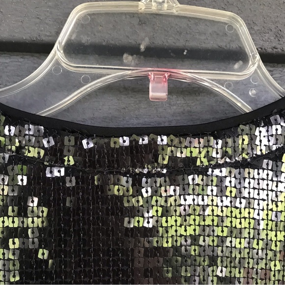 Good American Black Sequin Duster size M - Picture 8 of 8